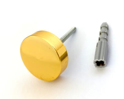 Upevňovací šroubky šroubek ozdobná krytka set zlatá HOLD B013 GOLD